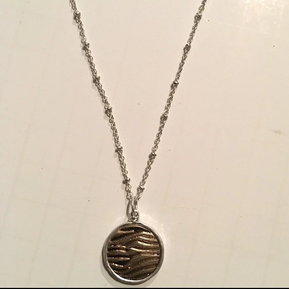 Crave Silver & Gold Tone Necklace 9” to 12” Length New in Package